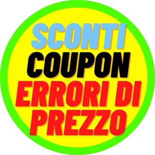 Foto profilo di 🏷 Sconti Coupon Errori di Prezzo 💲