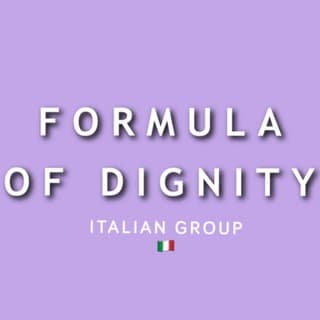 Foto profilo di Formula of Dignity ☯️ | Gruppo per fare amicizia italiano 🇮🇹
