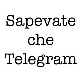 Foto profilo di Sapevate che Telegram